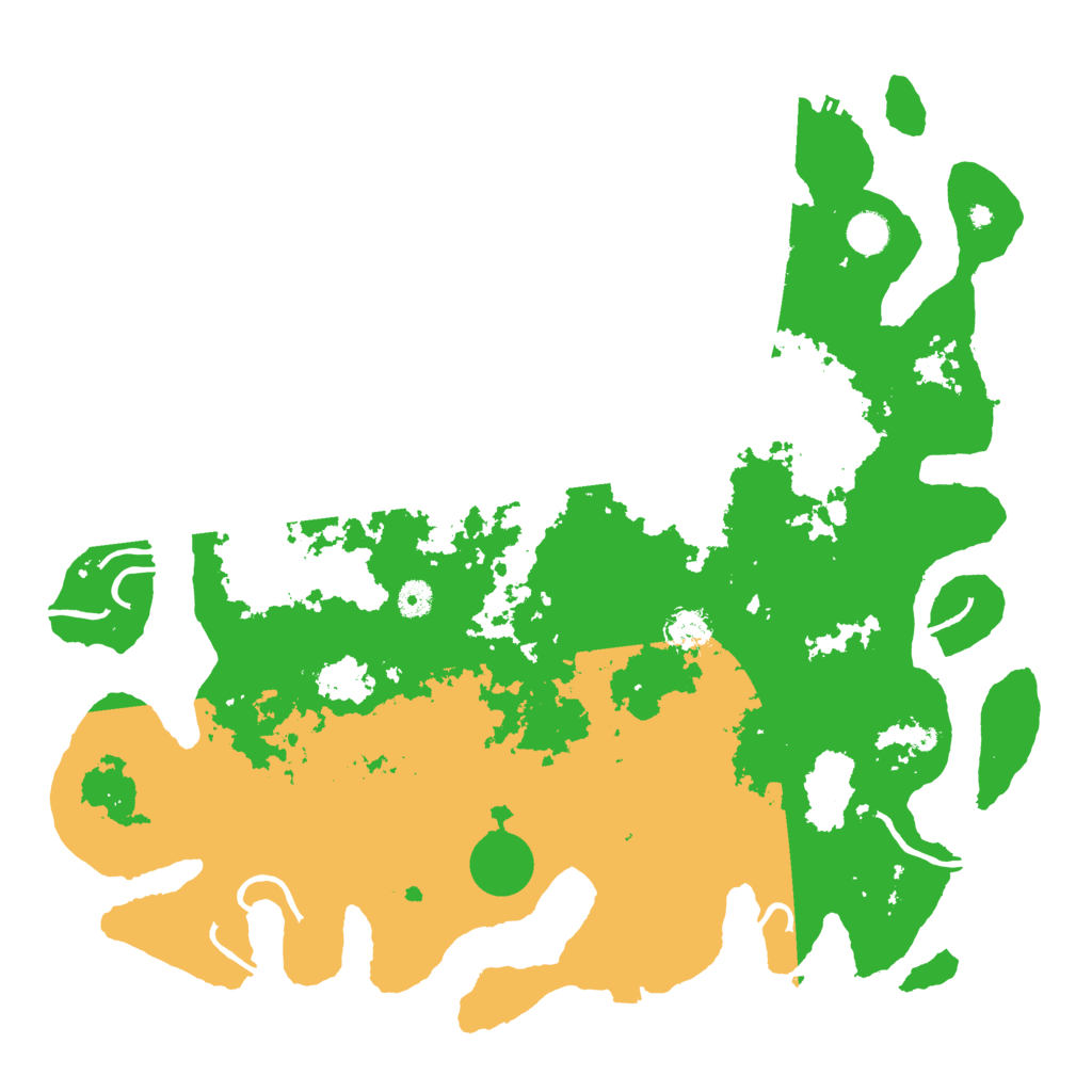 Biome Rust Map: Procedural Map, Size: 4500, Seed: 4649