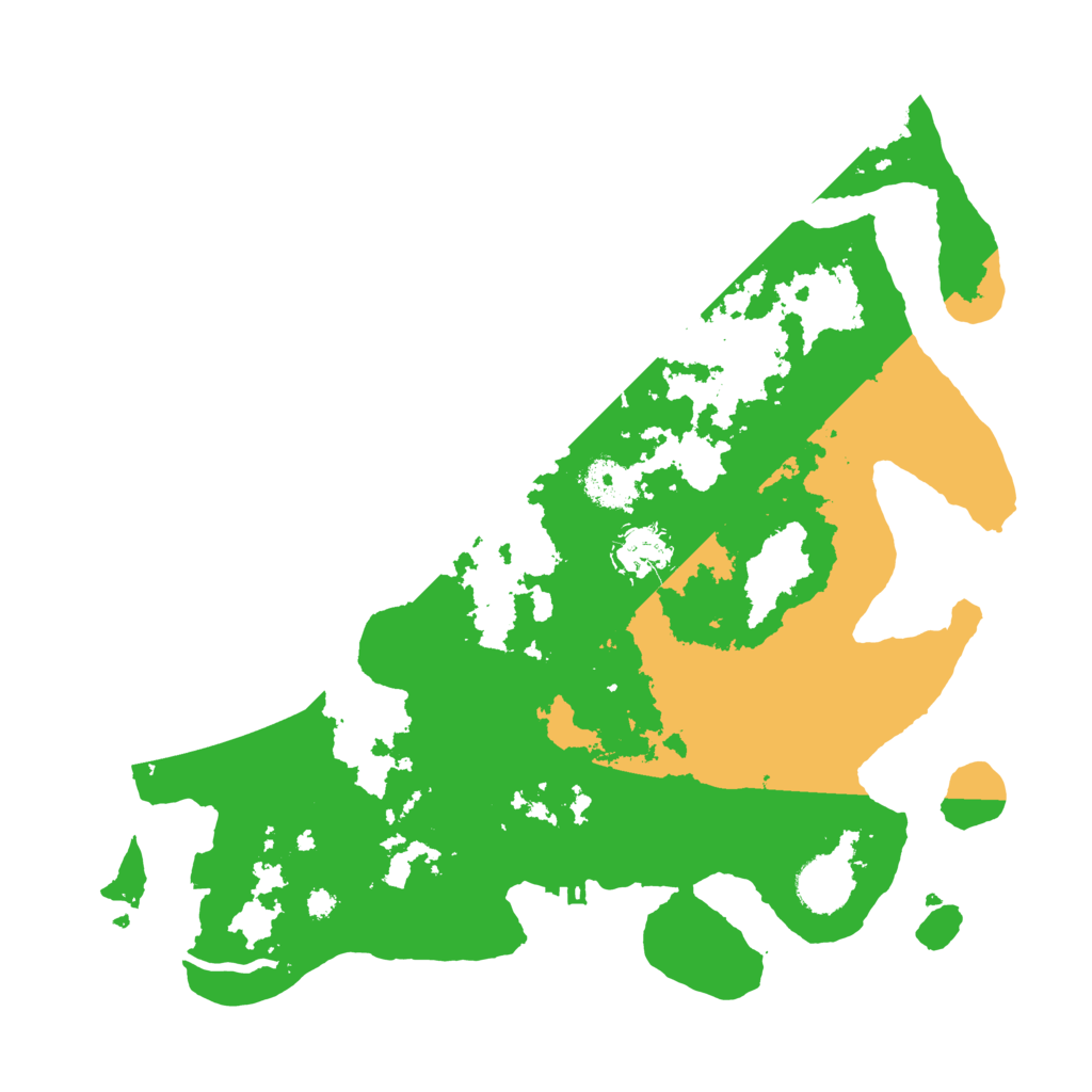 Biome Rust Map: Procedural Map, Size: 3500, Seed: 324573452