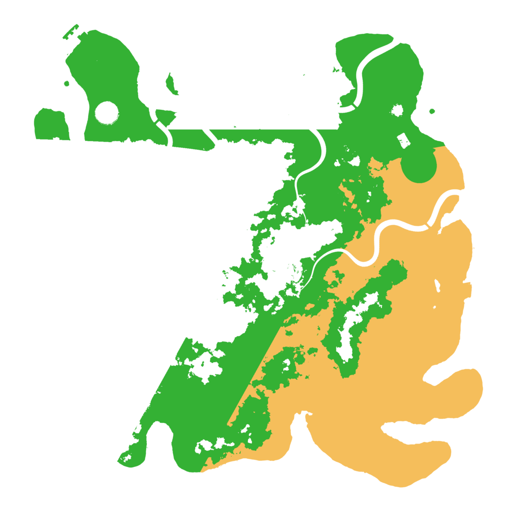 Biome Rust Map: Procedural Map, Size: 3950, Seed: 95653586