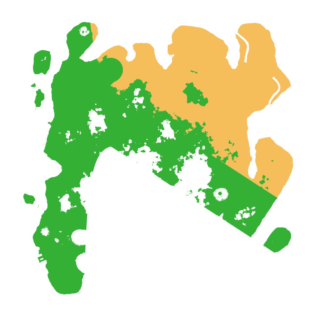 Biome Rust Map: Procedural Map, Size: 3500, Seed: 604108847