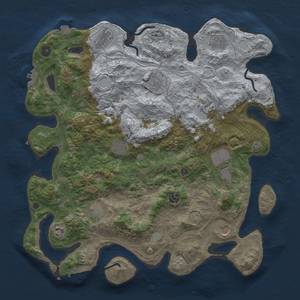 Thumbnail Rust Map: Procedural Map, Size: 4250, Seed: 1661320308, 19 Monuments