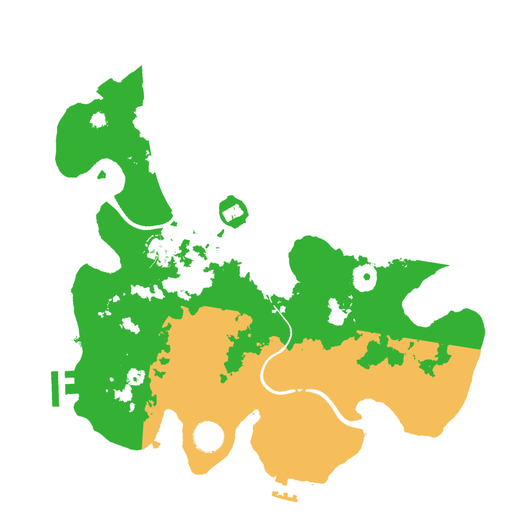 Biome Rust Map: Procedural Map, Size: 3000, Seed: 1513080923