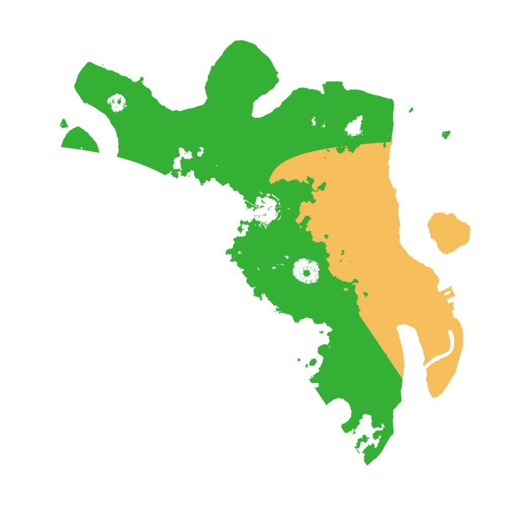 Biome Rust Map: Procedural Map, Size: 3000, Seed: 395048225