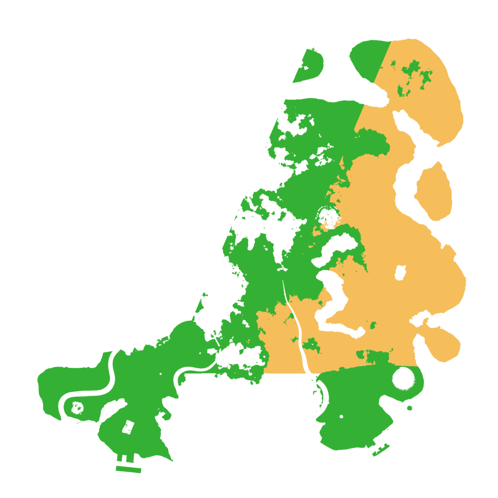 Biome Rust Map: Procedural Map, Size: 4000, Seed: 889102497