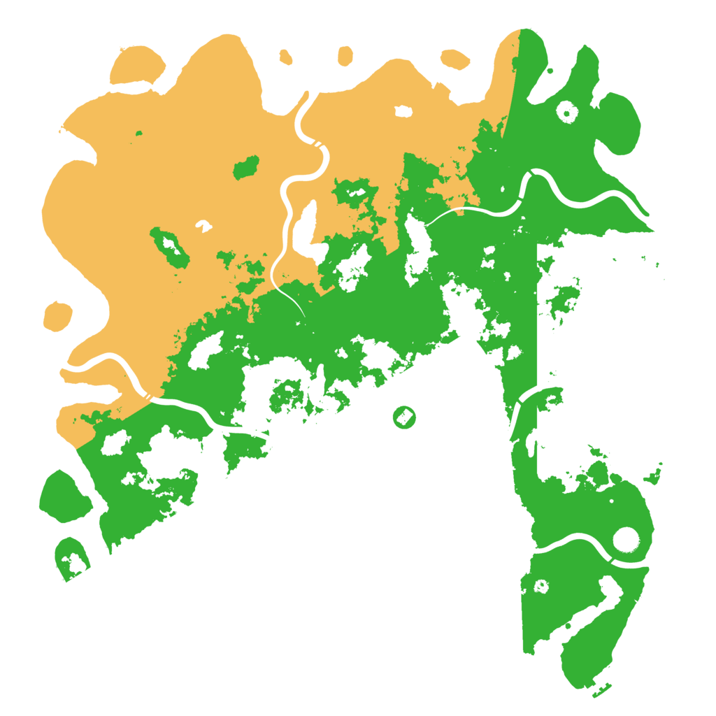 Biome Rust Map: Procedural Map, Size: 5000, Seed: 1455625525