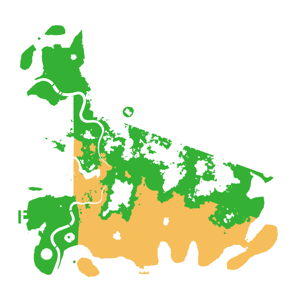 Biome Rust Map: Procedural Map, Size: 4500, Seed: 4134517