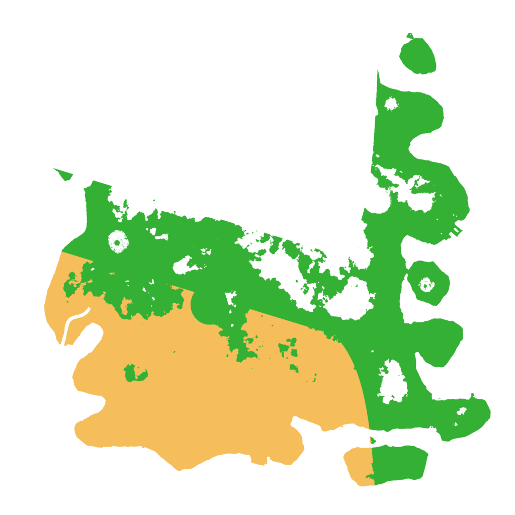 Biome Rust Map: Procedural Map, Size: 3700, Seed: 289942840
