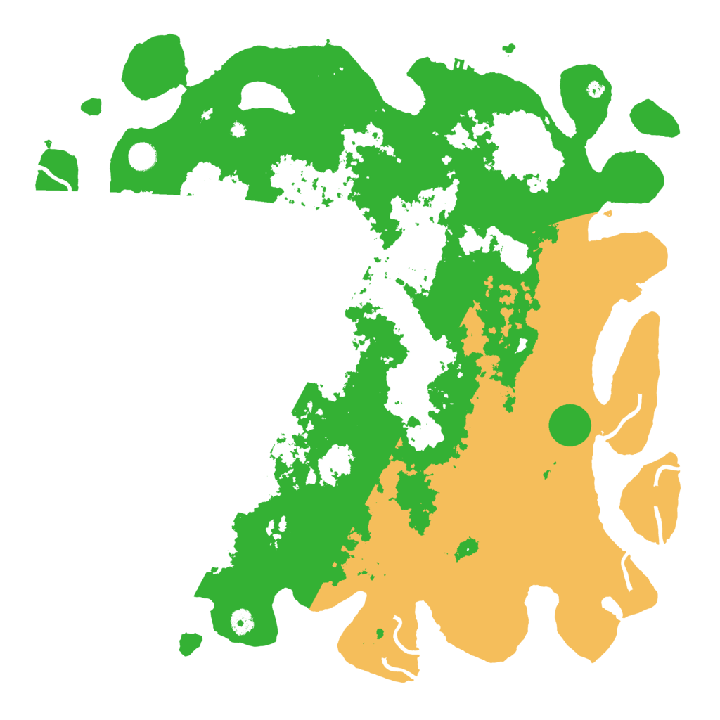 Biome Rust Map: Procedural Map, Size: 4500, Seed: 2527