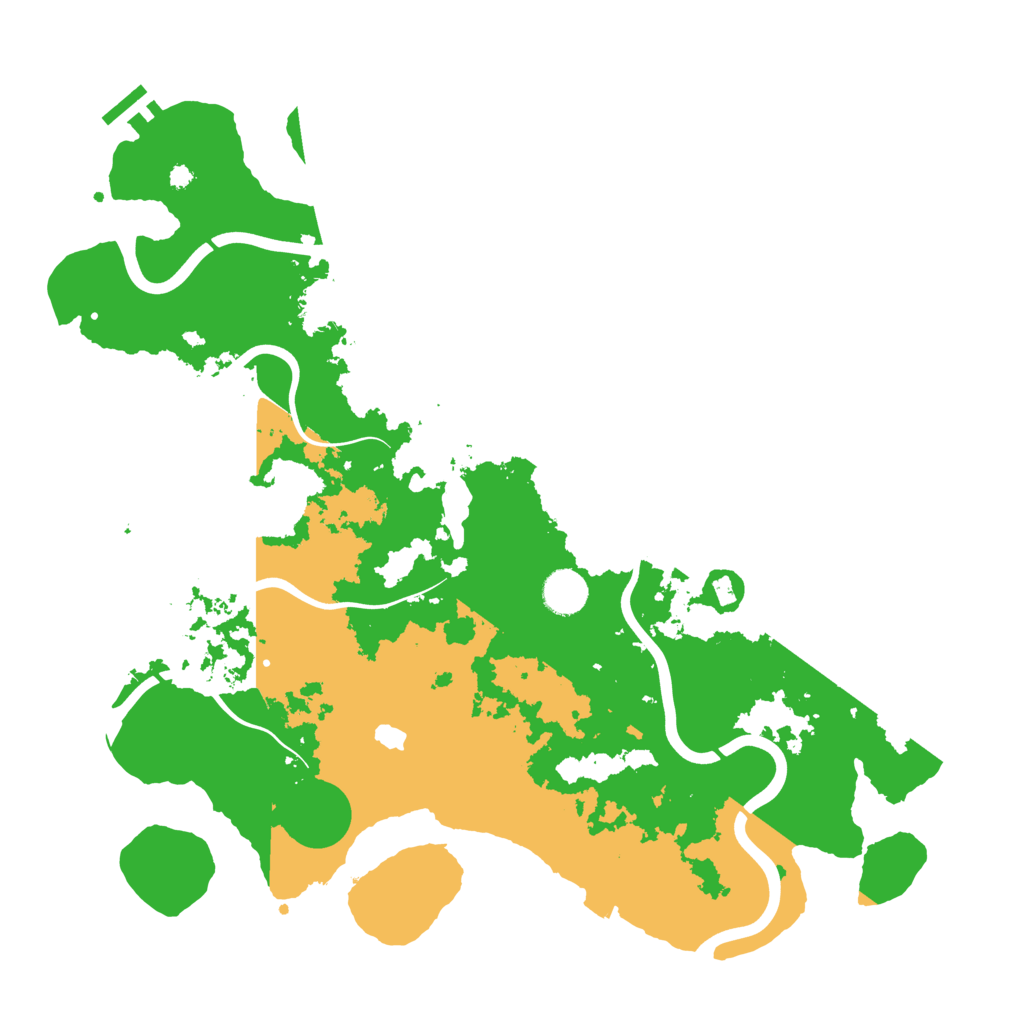 Biome Rust Map: Procedural Map, Size: 4000, Seed: 135709032