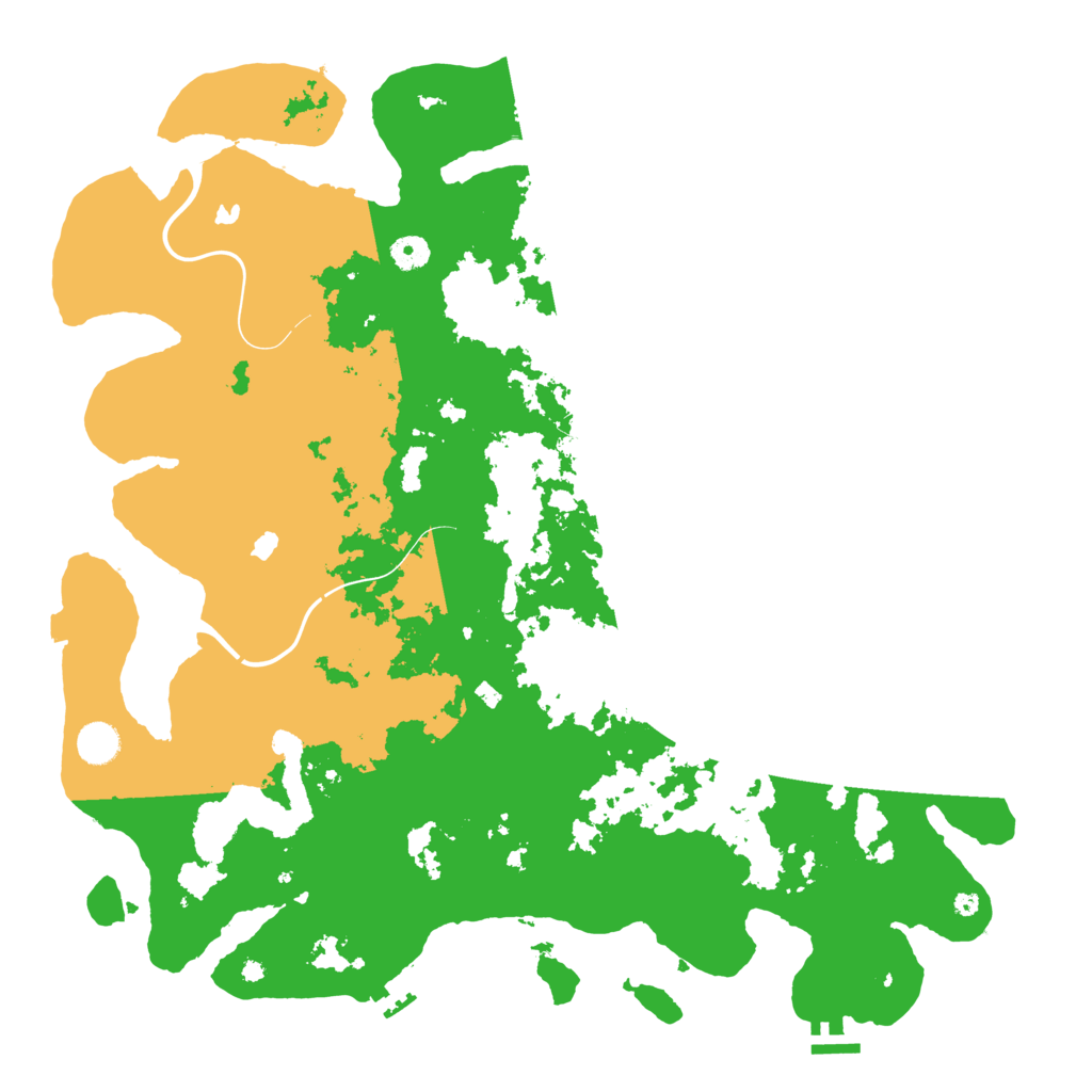 Biome Rust Map: Procedural Map, Size: 4500, Seed: 847246