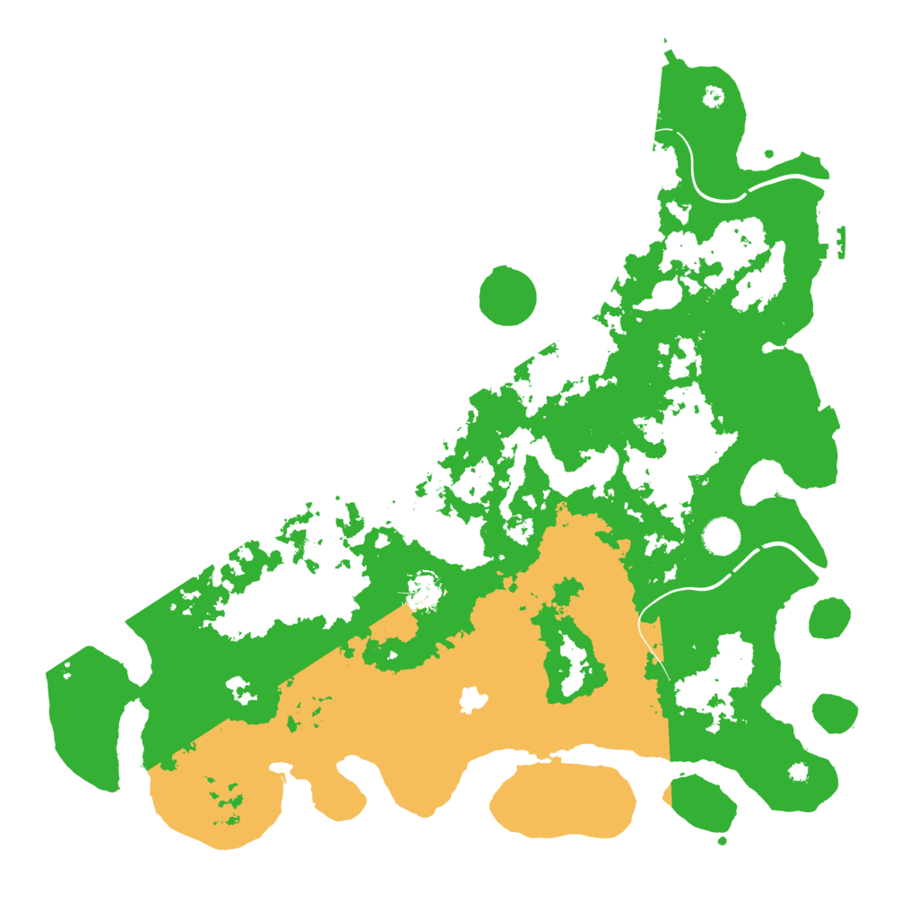 Biome Rust Map: Procedural Map, Size: 4250, Seed: 1985699206