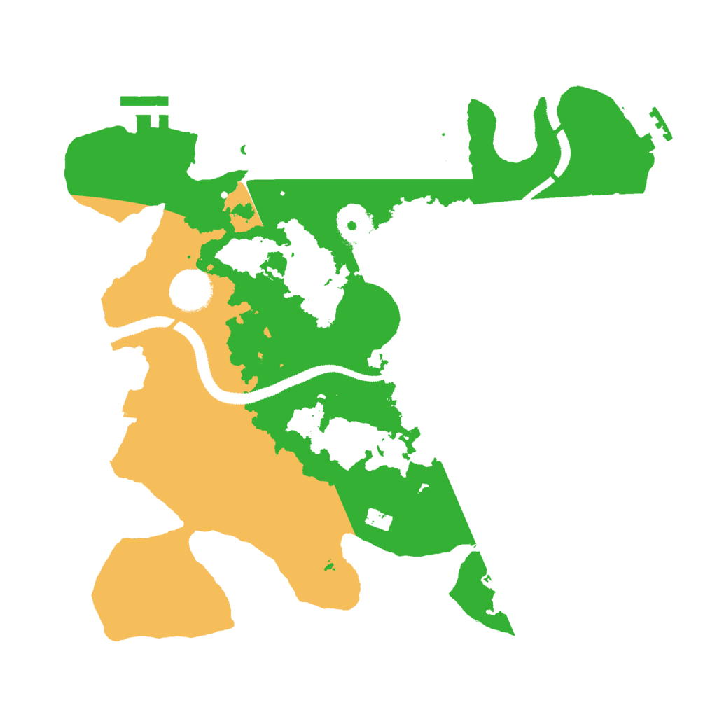 Biome Rust Map: Procedural Map, Size: 3000, Seed: 1003201