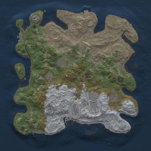 Thumbnail Rust Map: Procedural Map, Size: 3850, Seed: 482427819, 19 Monuments