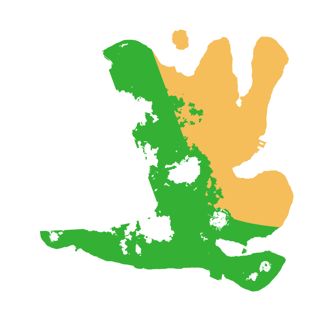 Biome Rust Map: Procedural Map, Size: 3000, Seed: 995973356