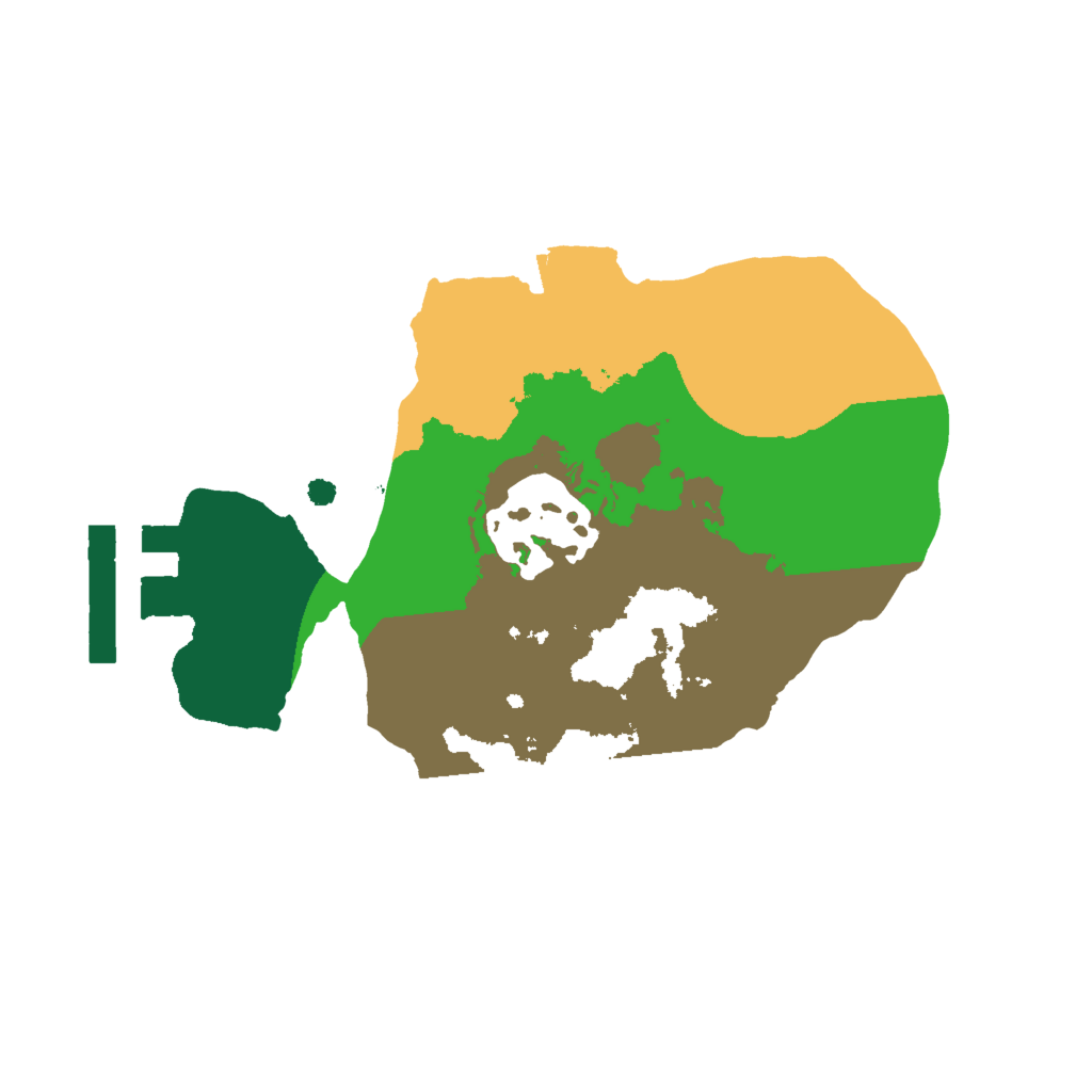 Biome Rust Map: Procedural Map, Size: 1600, Seed: 697478024