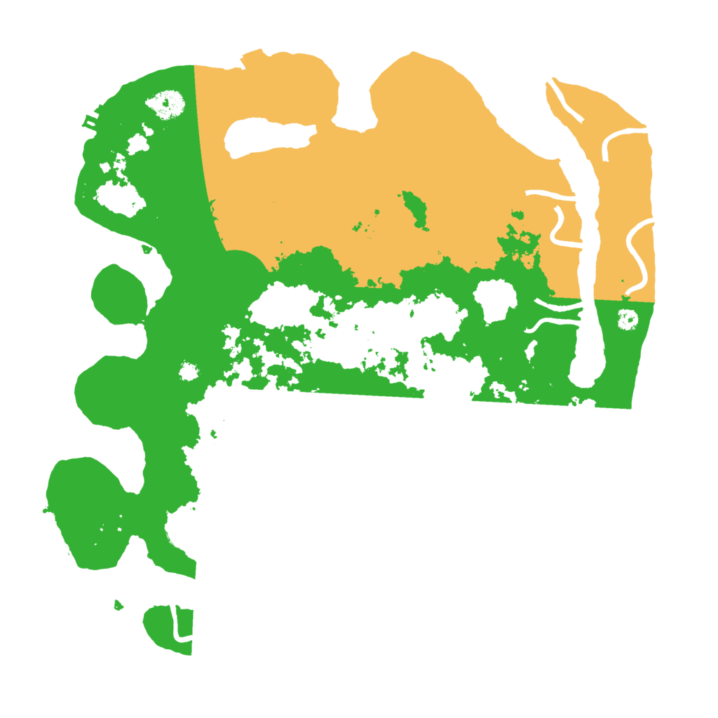 Biome Rust Map: Procedural Map, Size: 3500, Seed: 897590134