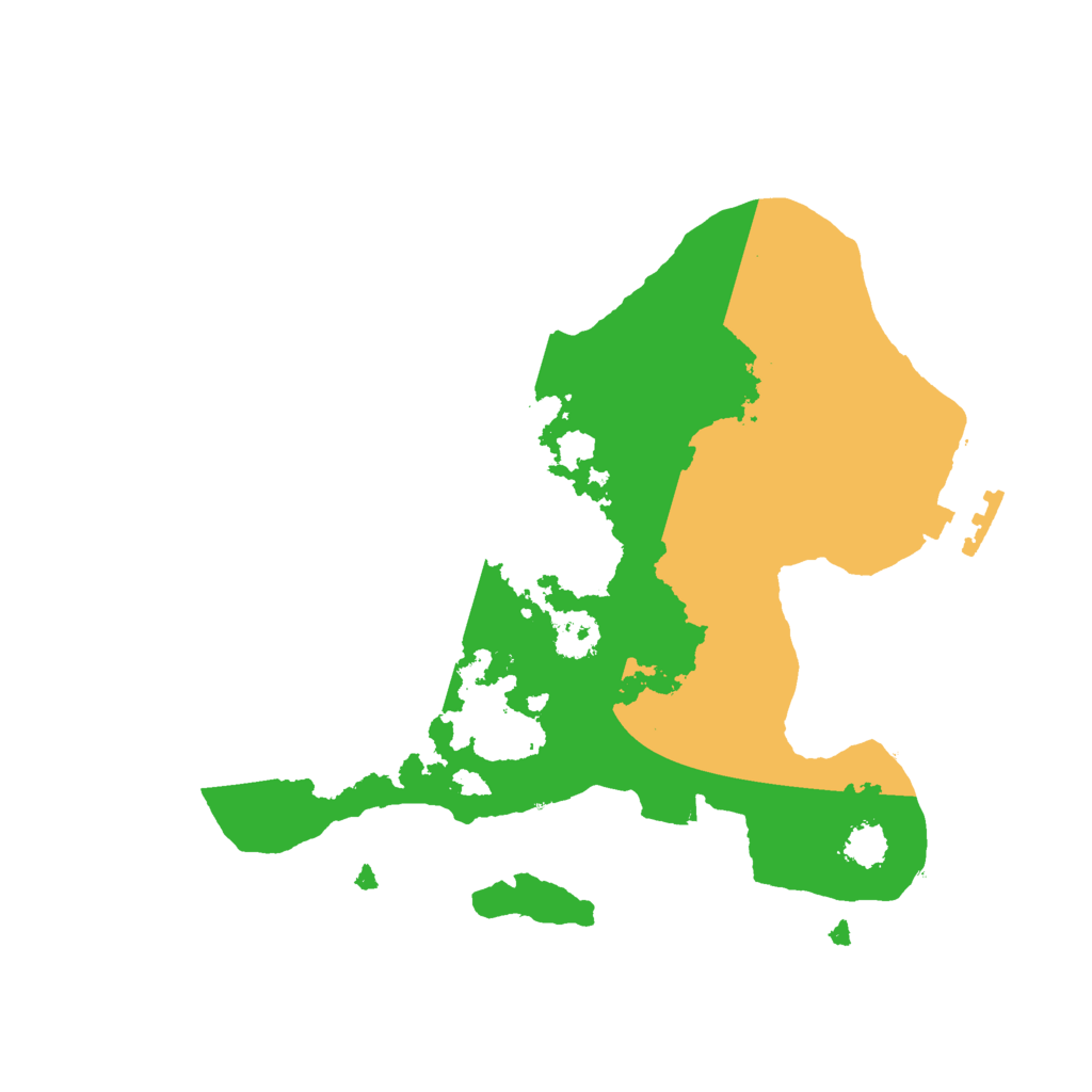 Biome Rust Map: Procedural Map, Size: 2300, Seed: 494294881