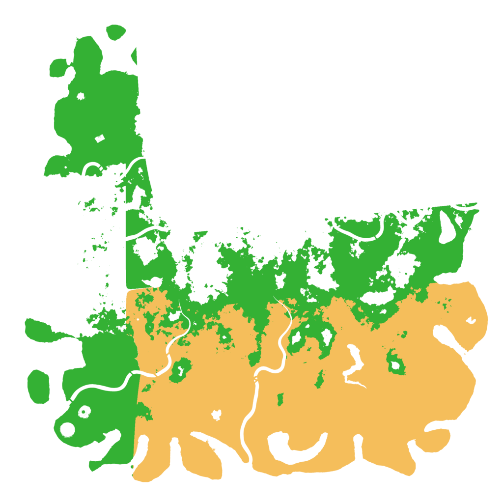 Biome Rust Map: Procedural Map, Size: 6000, Seed: 192802