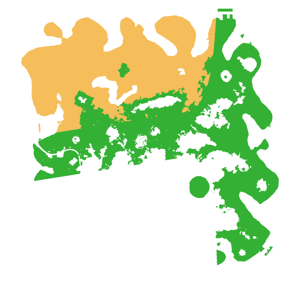 Biome Rust Map: Procedural Map, Size: 4000, Seed: 43262657