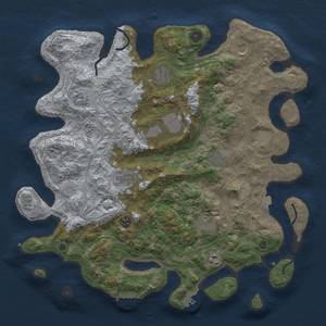 Thumbnail Rust Map: Procedural Map, Size: 4250, Seed: 1220824642, 19 Monuments