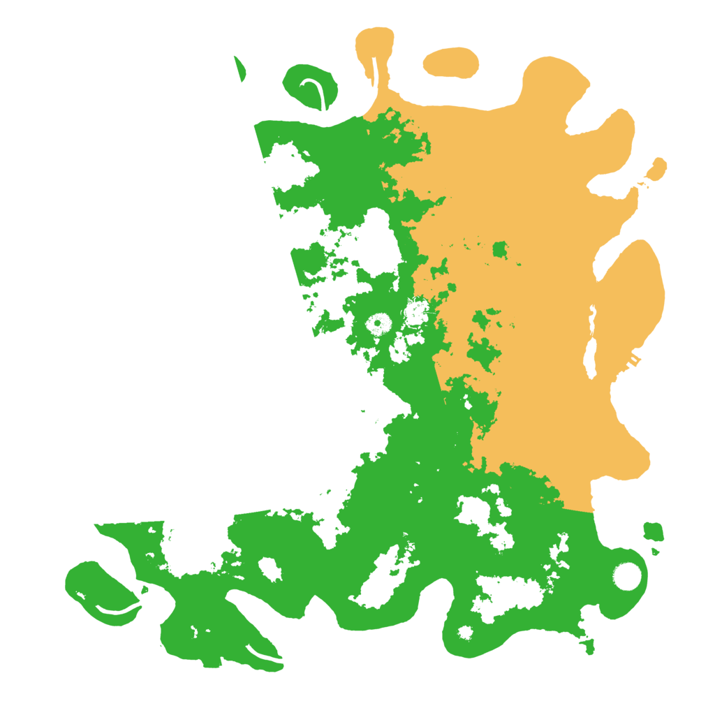 Biome Rust Map: Procedural Map, Size: 4500, Seed: 598459363