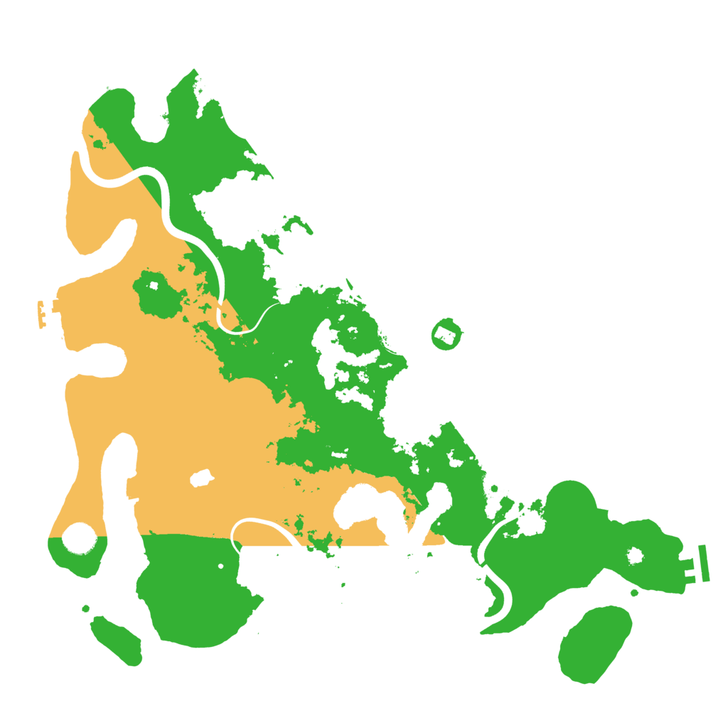 Biome Rust Map: Procedural Map, Size: 4000, Seed: 4351