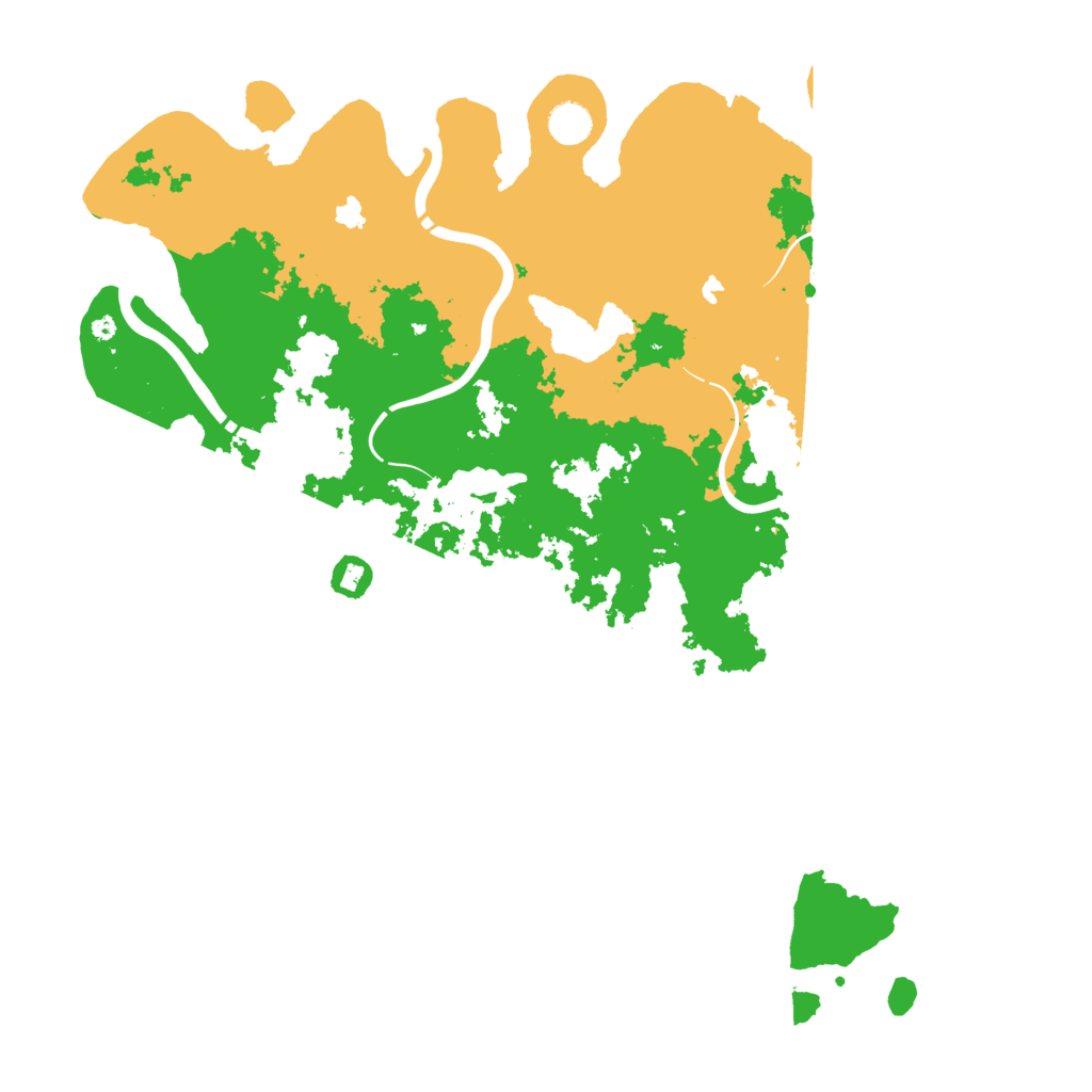 Biome Rust Map: Procedural Map, Size: 4500, Seed: 1351228635