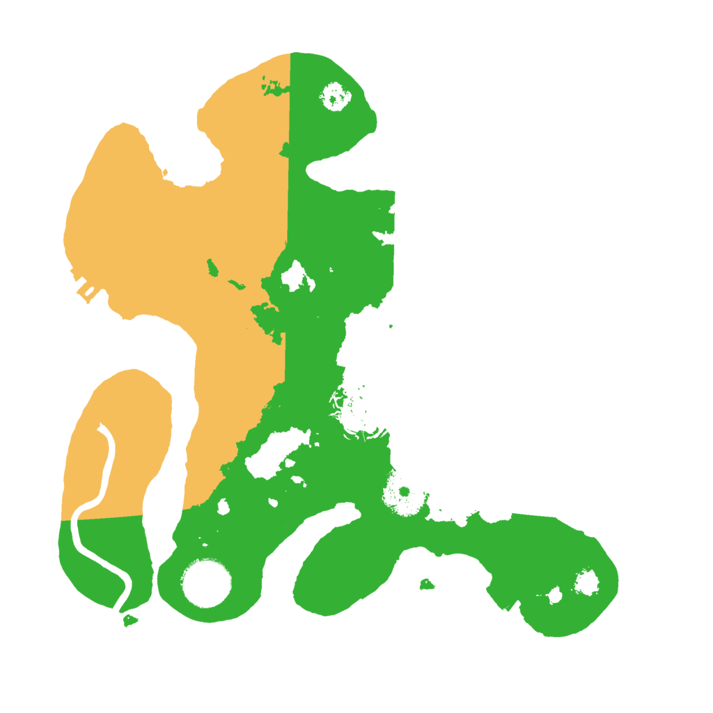 Biome Rust Map: Procedural Map, Size: 2600, Seed: 1567090541