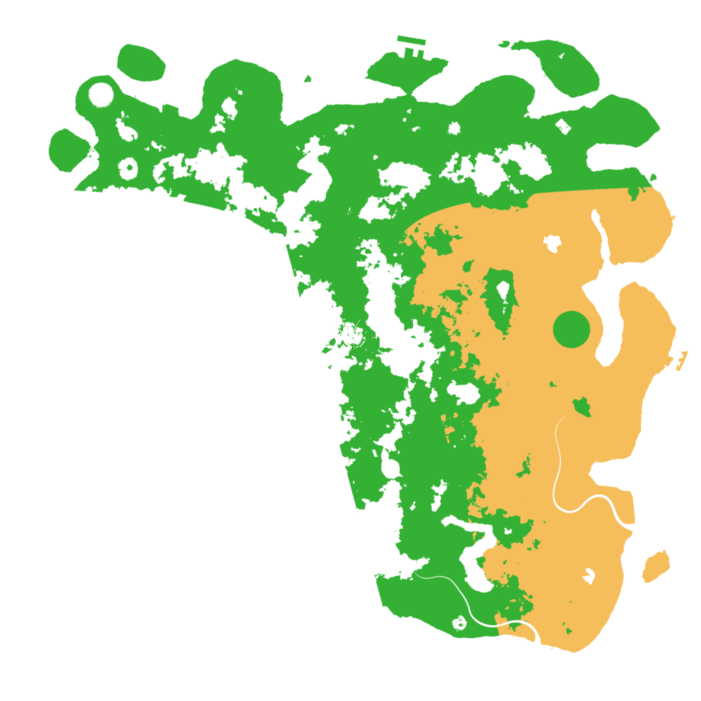 Biome Rust Map: Procedural Map, Size: 5000, Seed: 1395384666