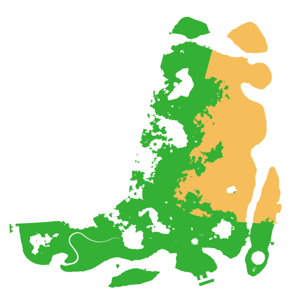 Biome Rust Map: Procedural Map, Size: 4000, Seed: 121427645