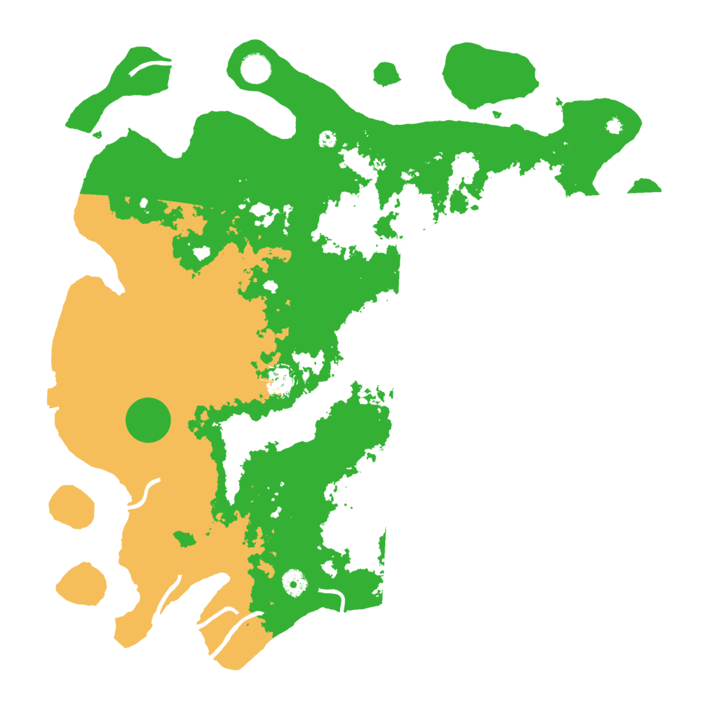 Biome Rust Map: Procedural Map, Size: 4200, Seed: 91496051