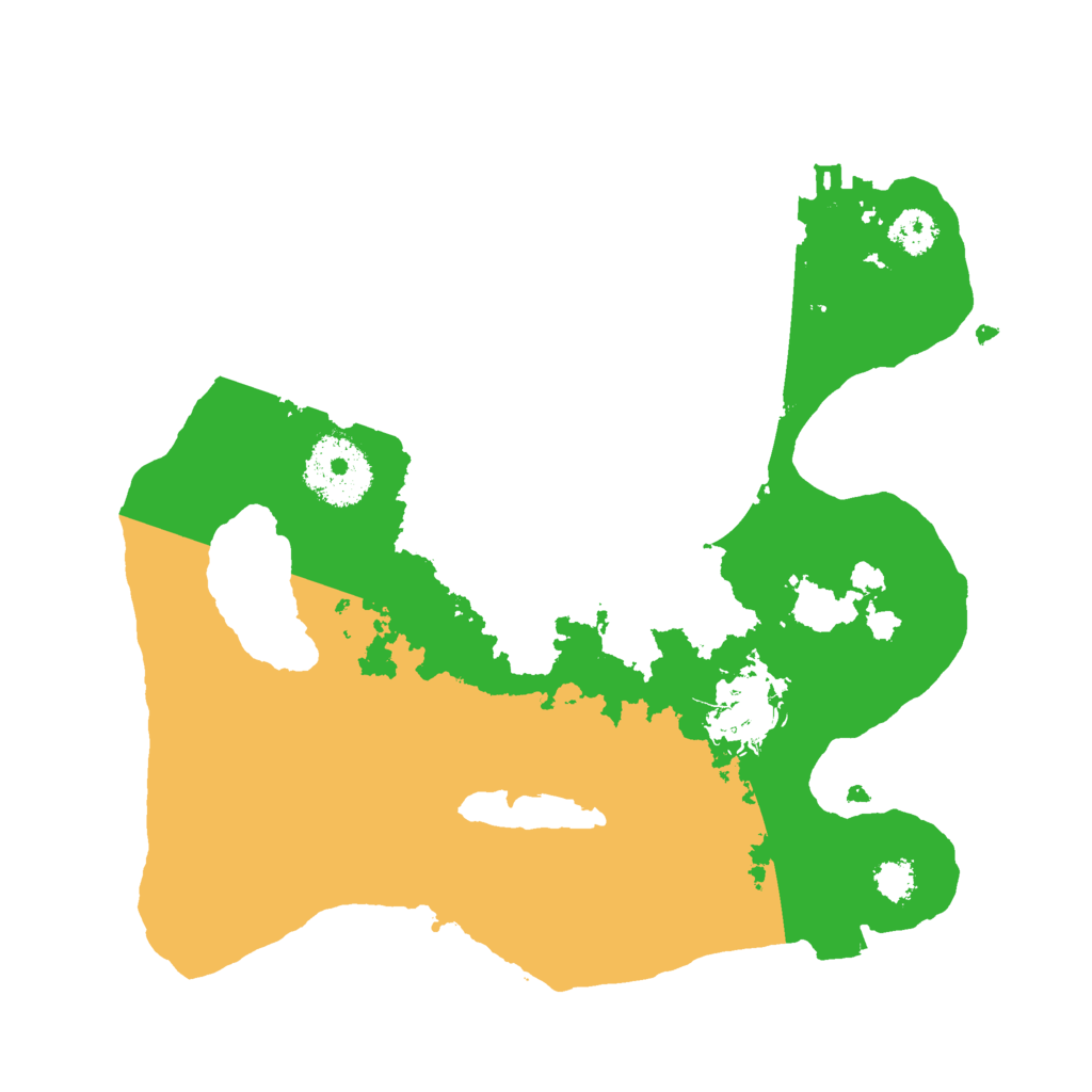 Biome Rust Map: Procedural Map, Size: 2500, Seed: 660705396