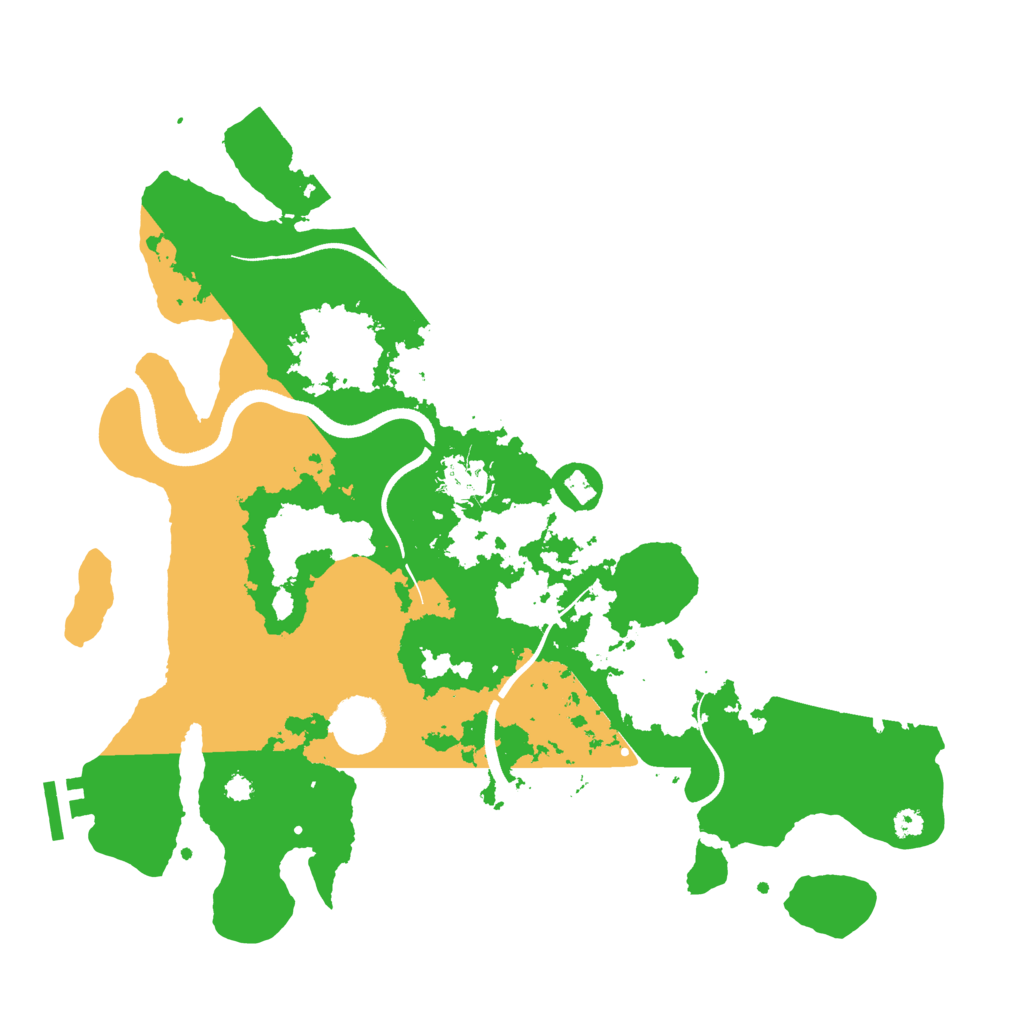 Biome Rust Map: Procedural Map, Size: 3500, Seed: 1102461865