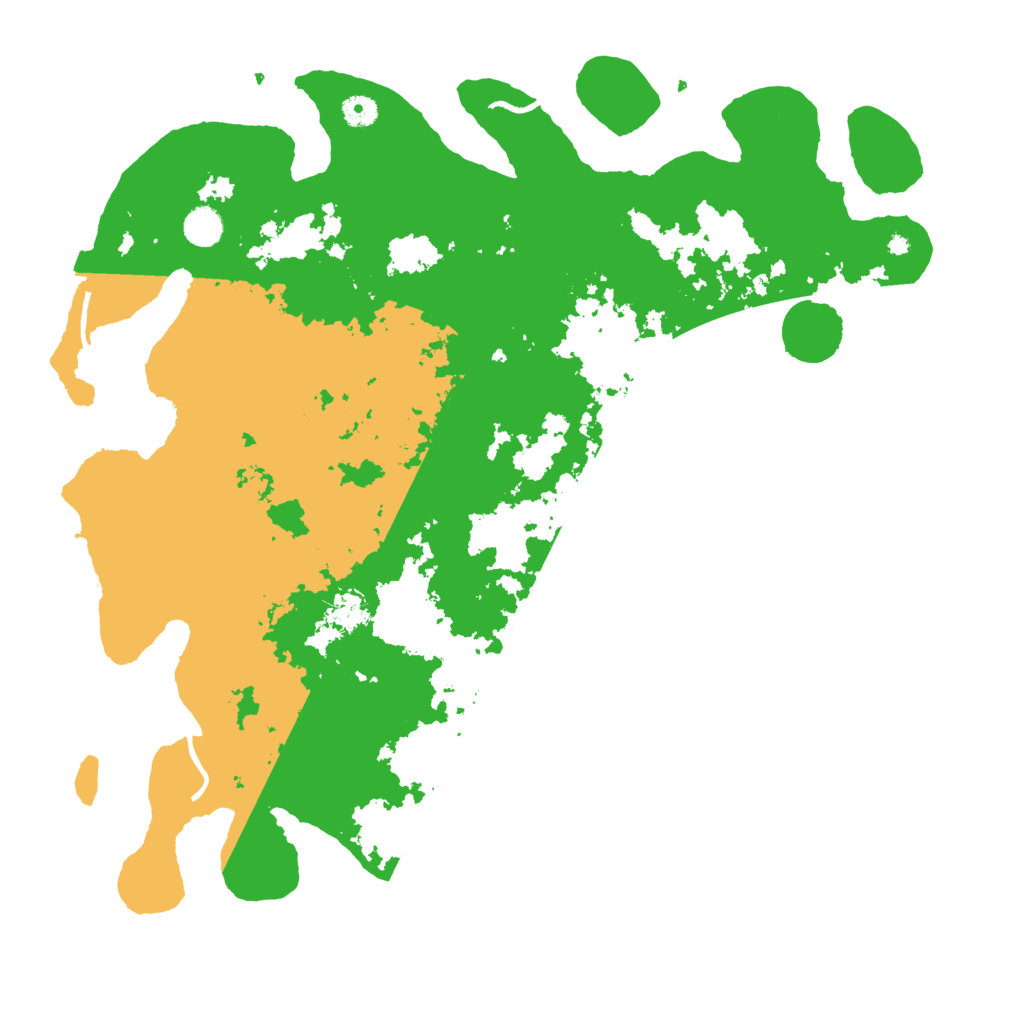 Biome Rust Map: Procedural Map, Size: 4600, Seed: 207659227