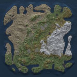 Thumbnail Rust Map: Procedural Map, Size: 4500, Seed: 2073086122, 19 Monuments