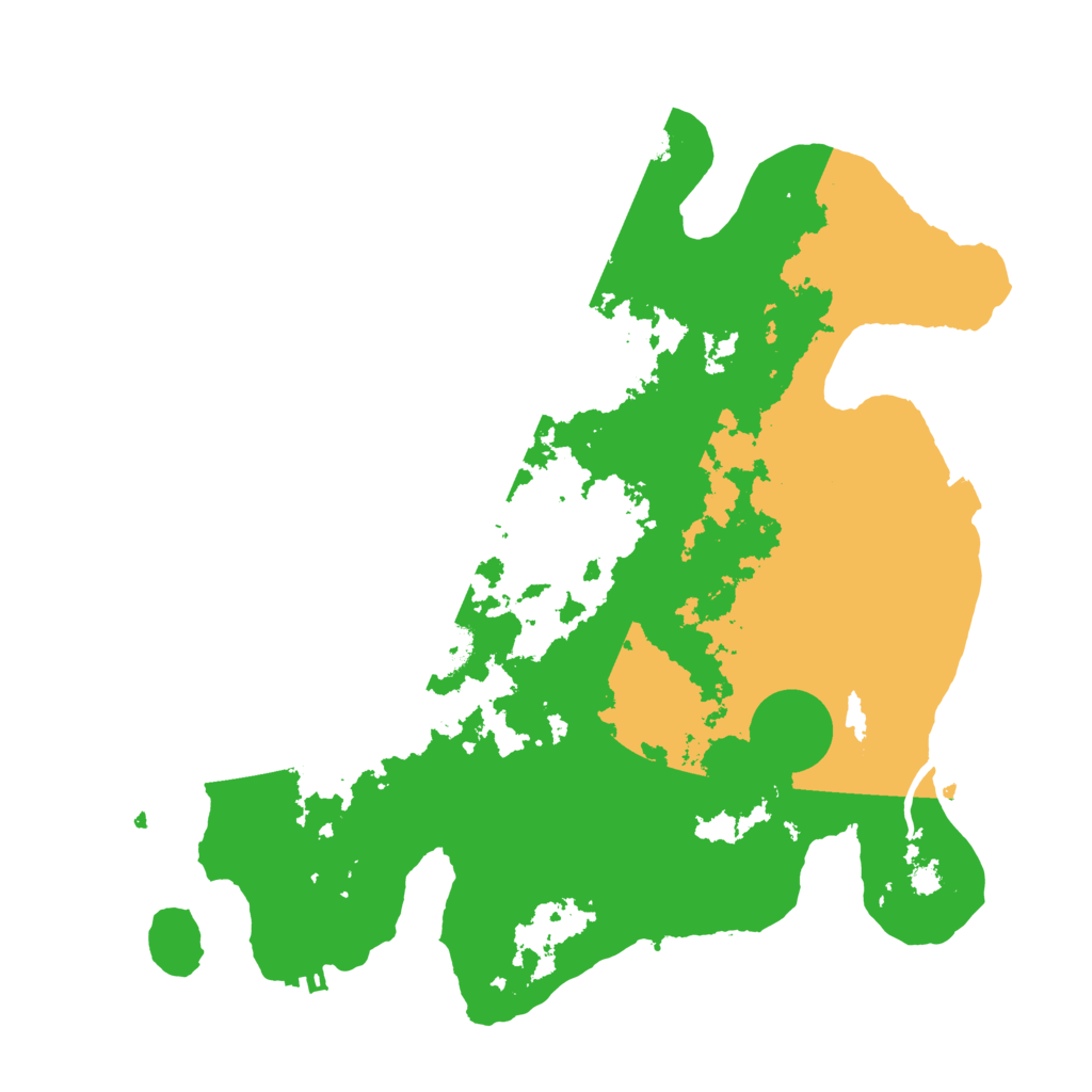 Biome Rust Map: Procedural Map, Size: 3500, Seed: 63731