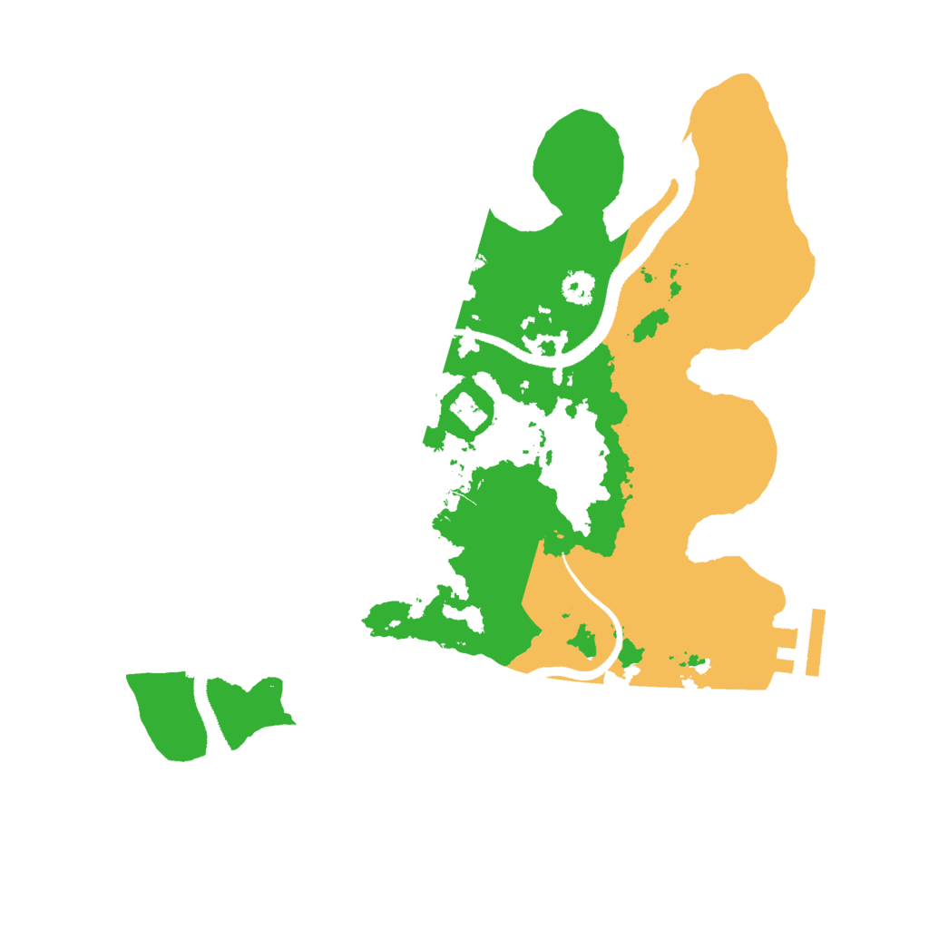 Biome Rust Map: Procedural Map, Size: 2800, Seed: 494294881
