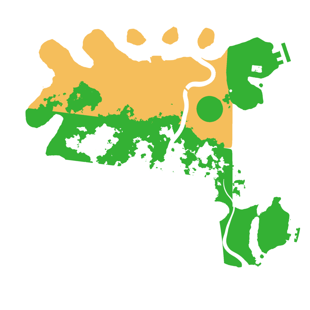 Biome Rust Map: Procedural Map, Size: 3200, Seed: 1769143161