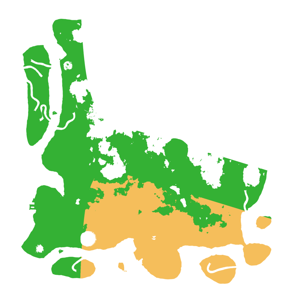 Biome Rust Map: Procedural Map, Size: 3500, Seed: 1750081293