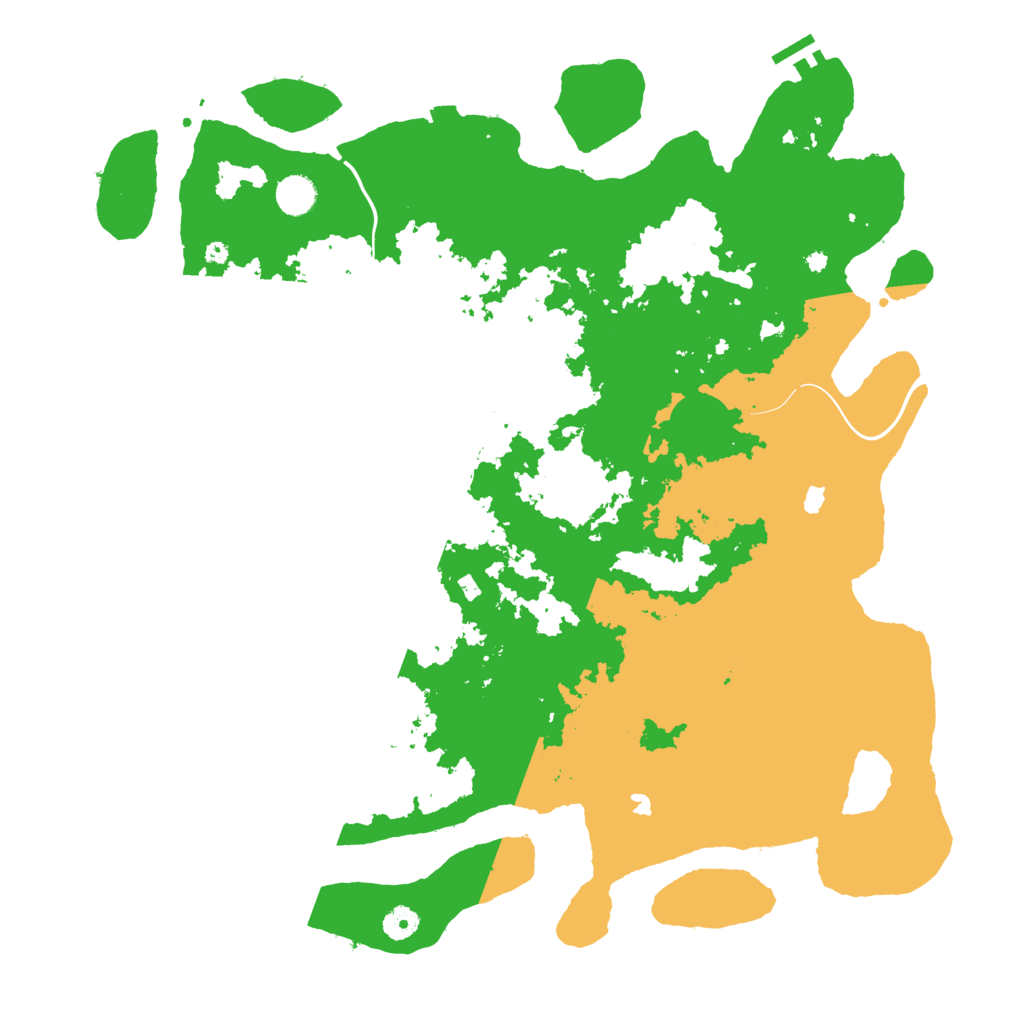 Biome Rust Map: Procedural Map, Size: 4500, Seed: 329895136