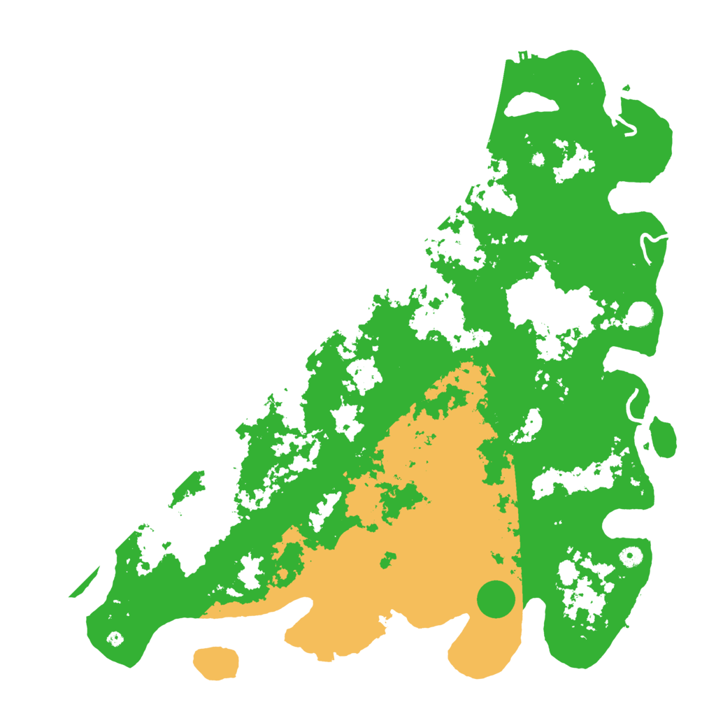 Biome Rust Map: Procedural Map, Size: 5000, Seed: 1392214393