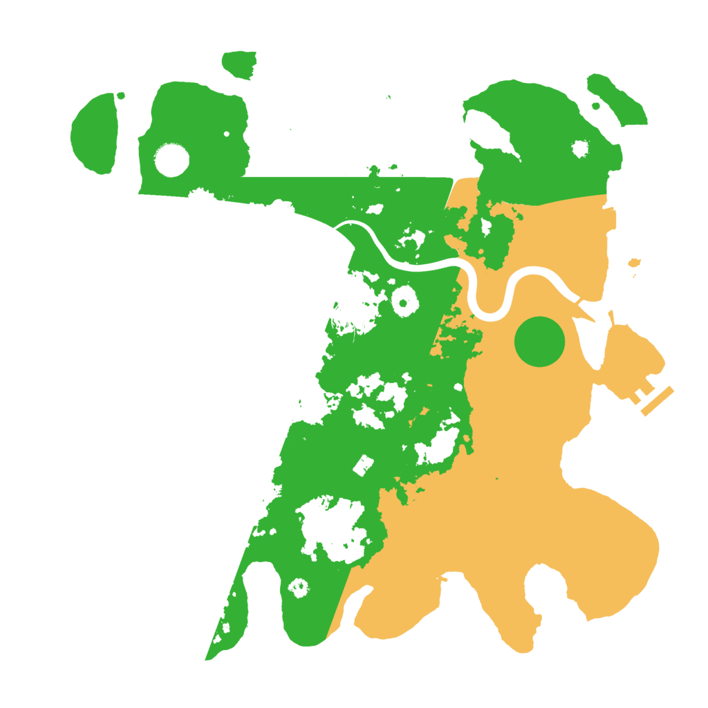 Biome Rust Map: Procedural Map, Size: 3700, Seed: 753204