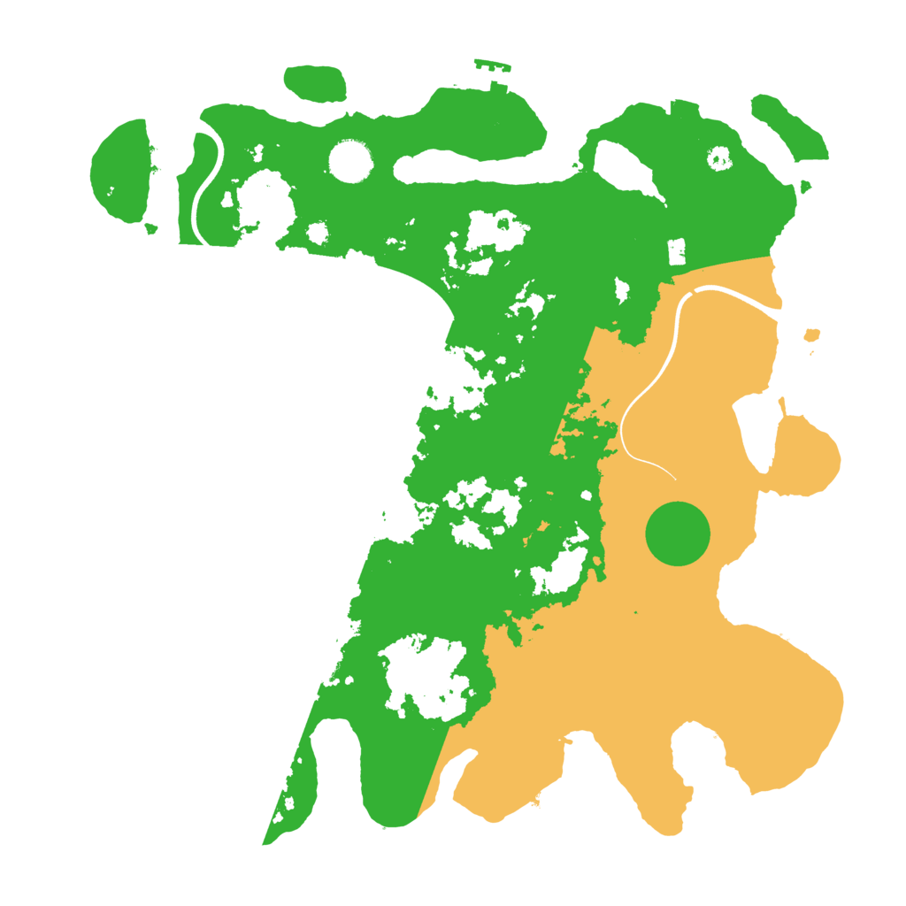 Biome Rust Map: Procedural Map, Size: 3700, Seed: 753204