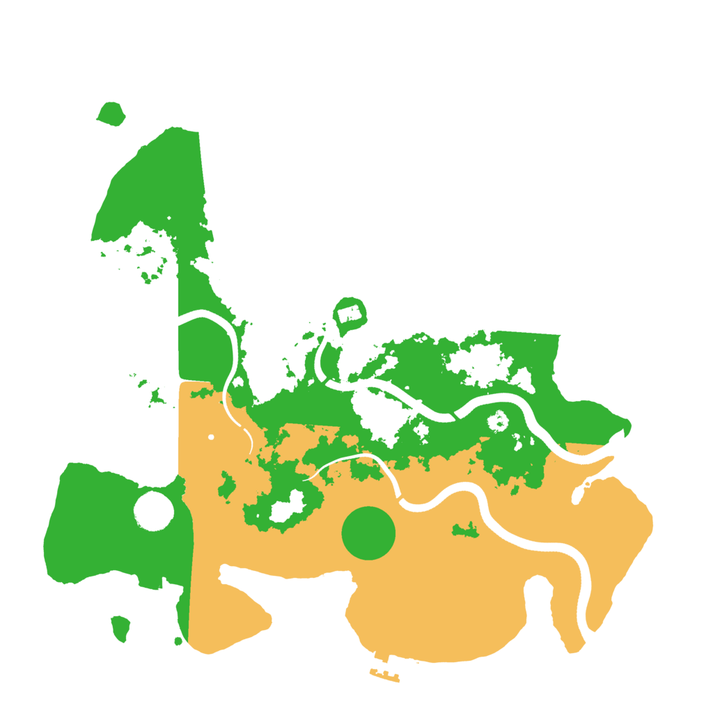 Biome Rust Map: Procedural Map, Size: 3500, Seed: 1649939849