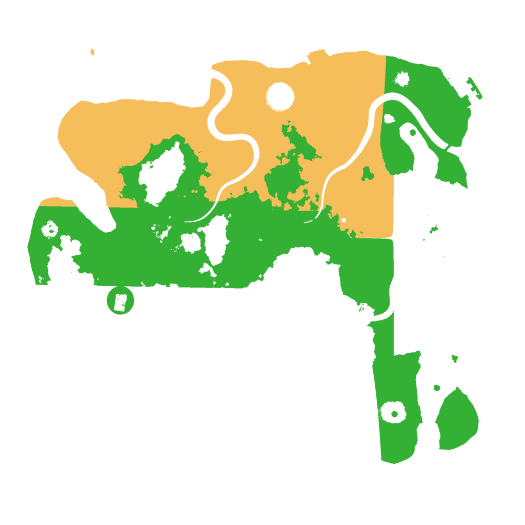 Biome Rust Map: Procedural Map, Size: 3300, Seed: 1629549857