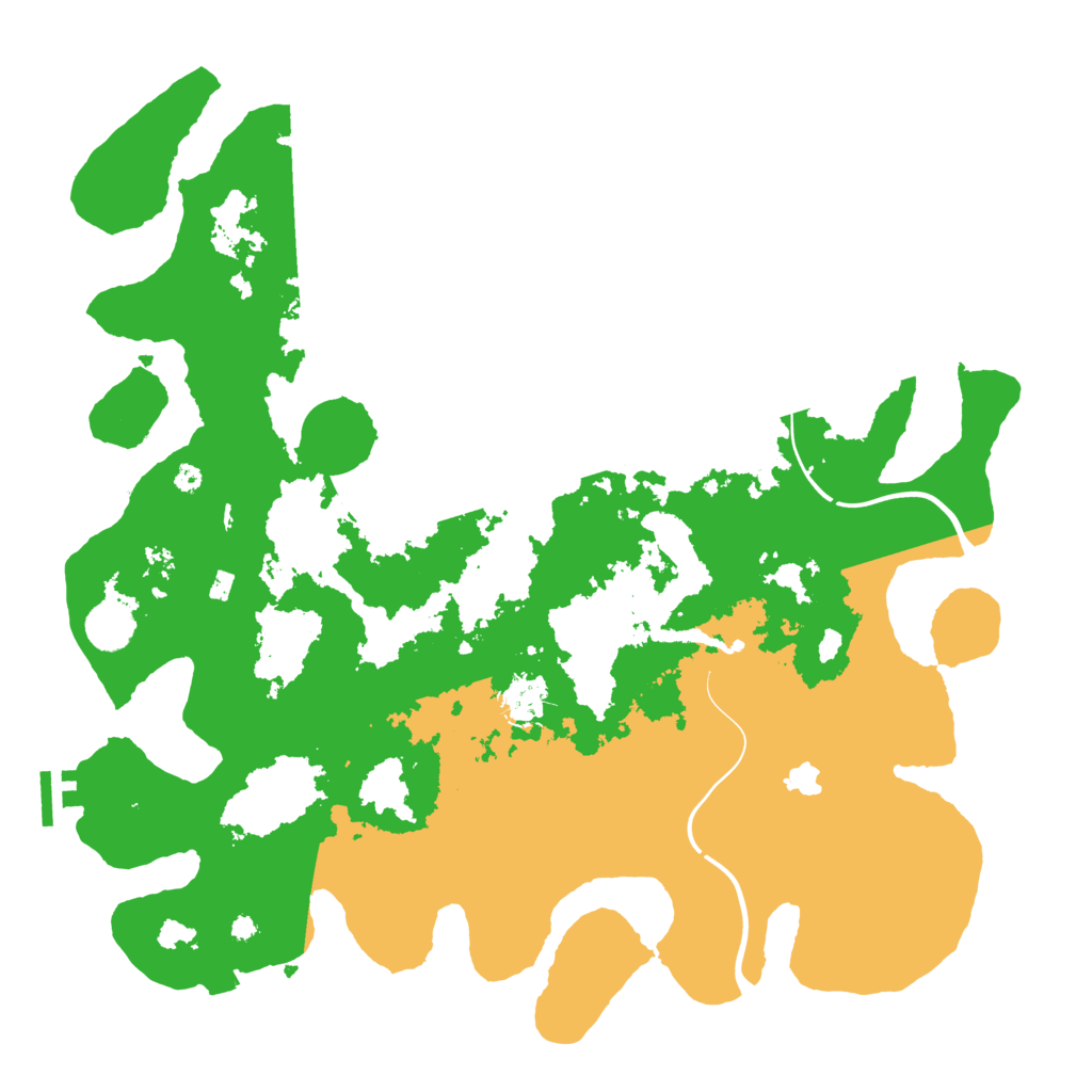 Biome Rust Map: Procedural Map, Size: 4000, Seed: 25425766