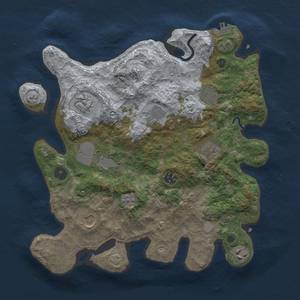 Thumbnail Rust Map: Procedural Map, Size: 3500, Seed: 251530786, 16 Monuments