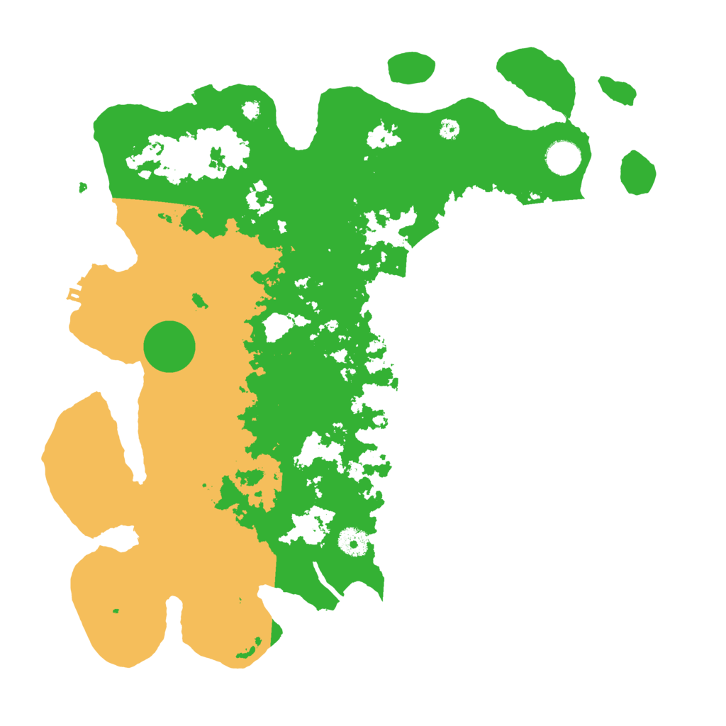 Biome Rust Map: Procedural Map, Size: 3700, Seed: 745558