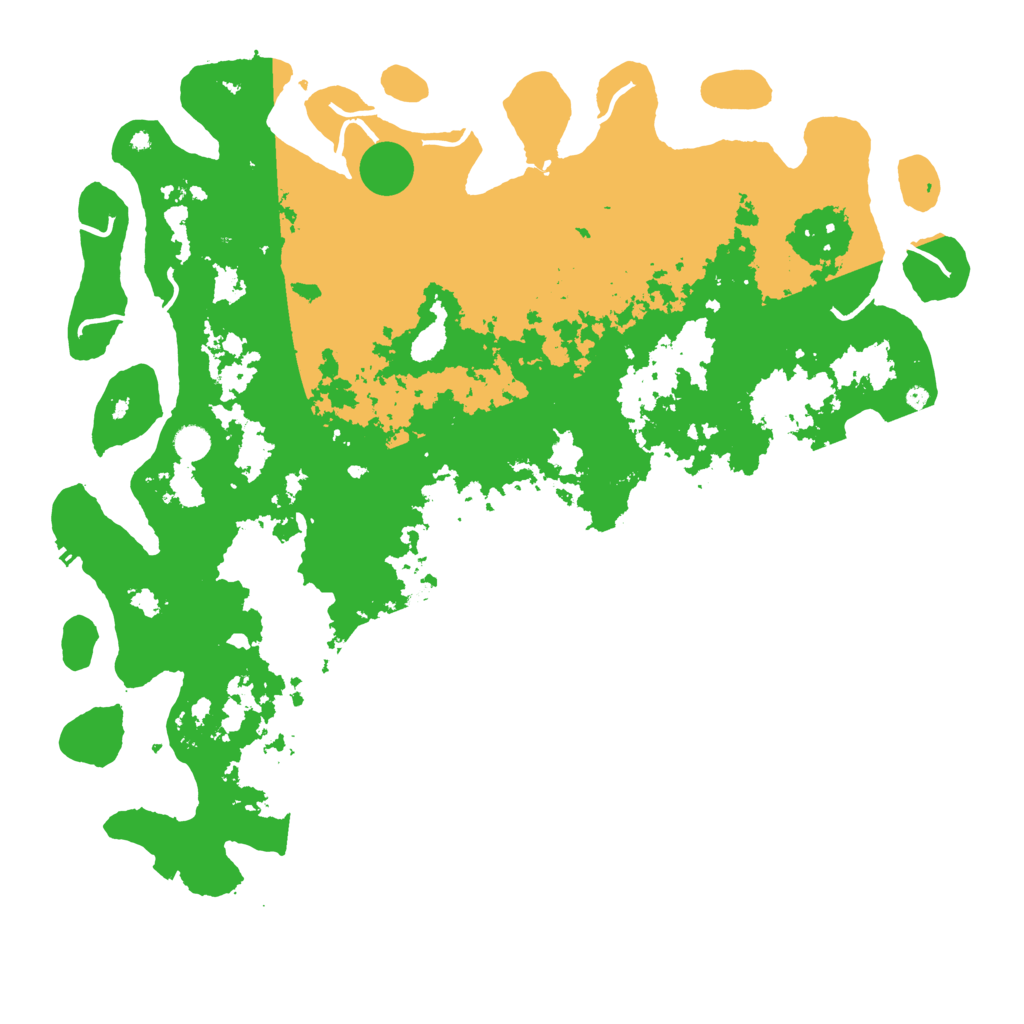 Biome Rust Map: Procedural Map, Size: 5000, Seed: 584152
