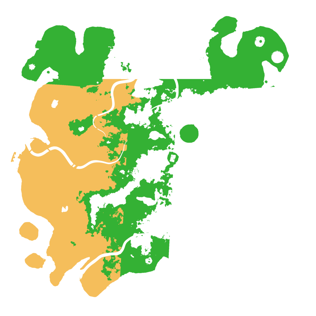 Biome Rust Map: Procedural Map, Size: 4600, Seed: 91496051